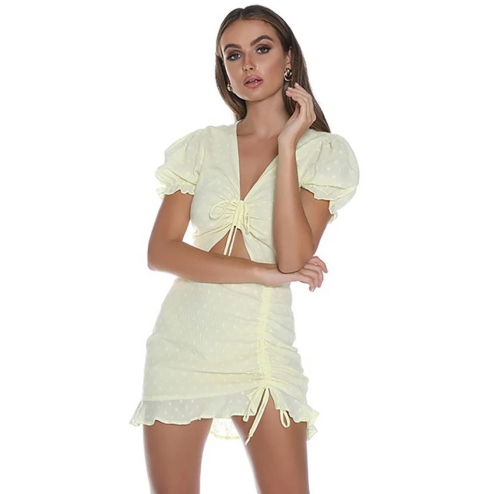 Cute Laurie picnic drawstring dress from ShopZaya - Picture 5 of 13